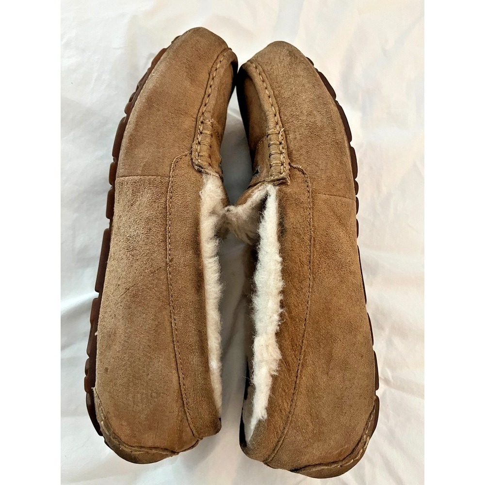 UGG Womens Sz 8 Tan Casual Slip On Moccasin Slippers Violette Sparkle - Picture 4 of 9